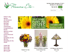 Tablet Screenshot of flowersetcllc.com